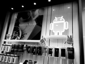 Android Display black and white